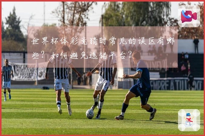 世界杯体彩竞猜时常见的误区有哪些？如何避免选错平台？