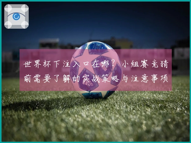 世界杯下注入口在哪？小组赛竞猜前需要了解的实战策略与注意事项